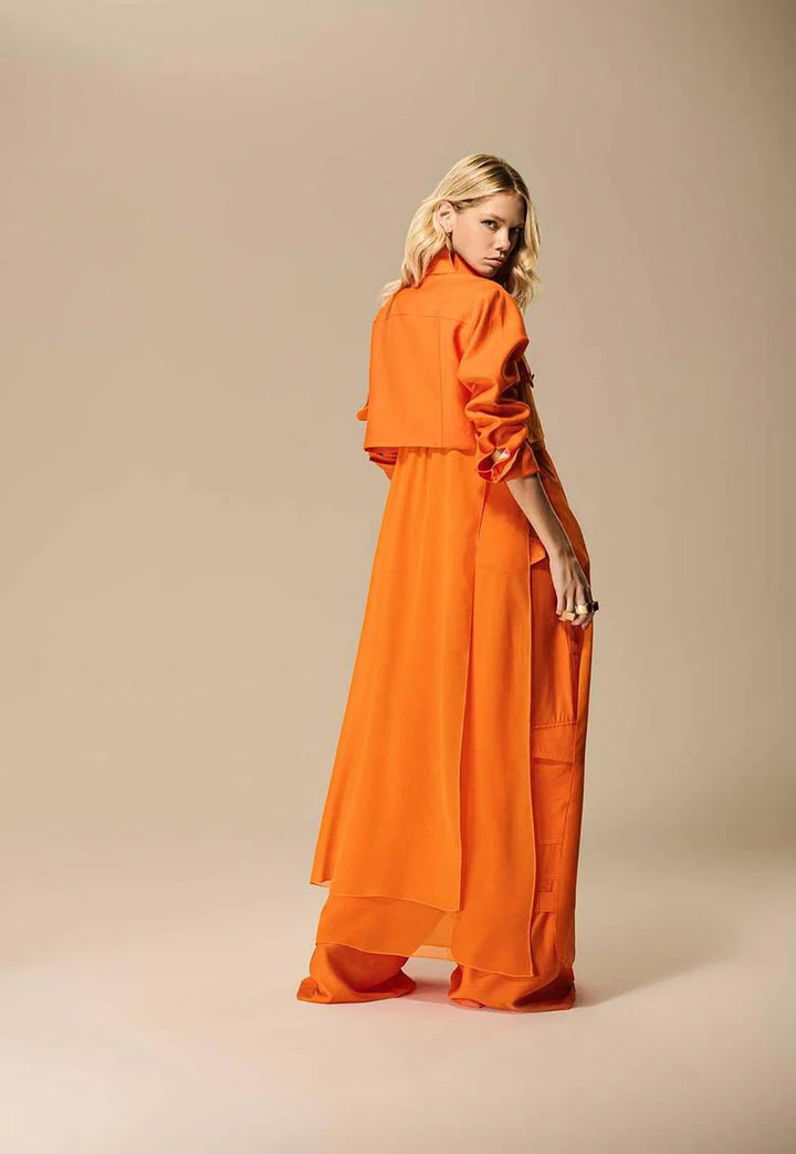 Conjunto Jaqueta+Maxi Blusa+Calça