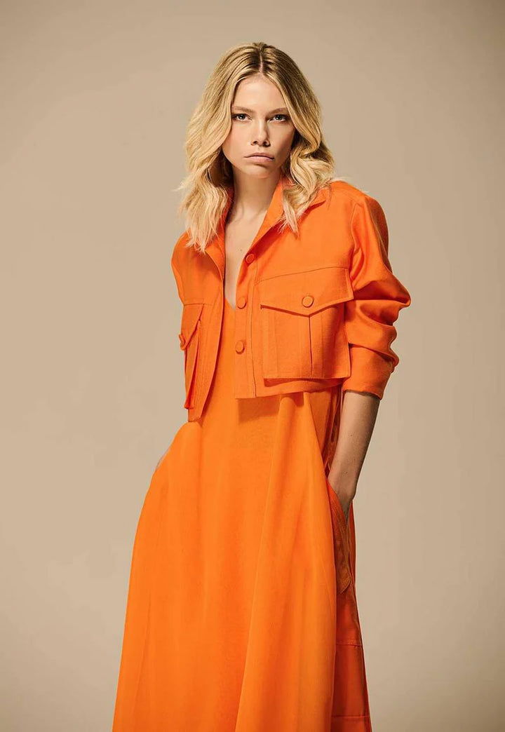 Conjunto Jaqueta+Maxi Blusa+Calça