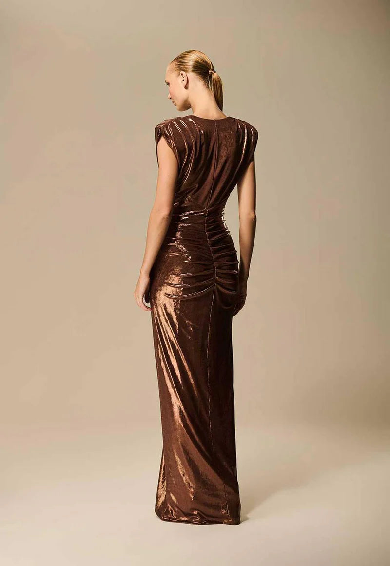 Vestido Longo Franzido