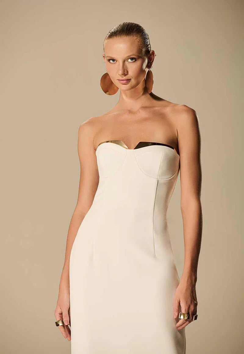 Vestido Midi Bojo Pala Metal