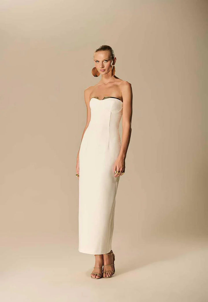 Vestido Midi Bojo Pala Metal