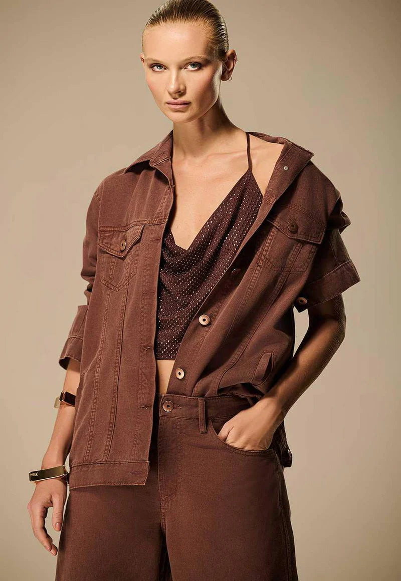 Oversized Twill Jacket