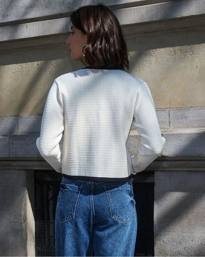 Knit Cardigan with Ties