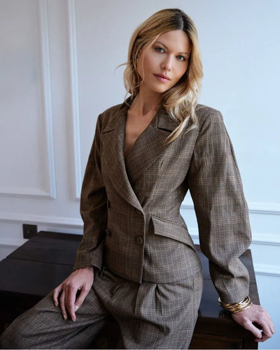 Blazer Acinturado Alfaiataria