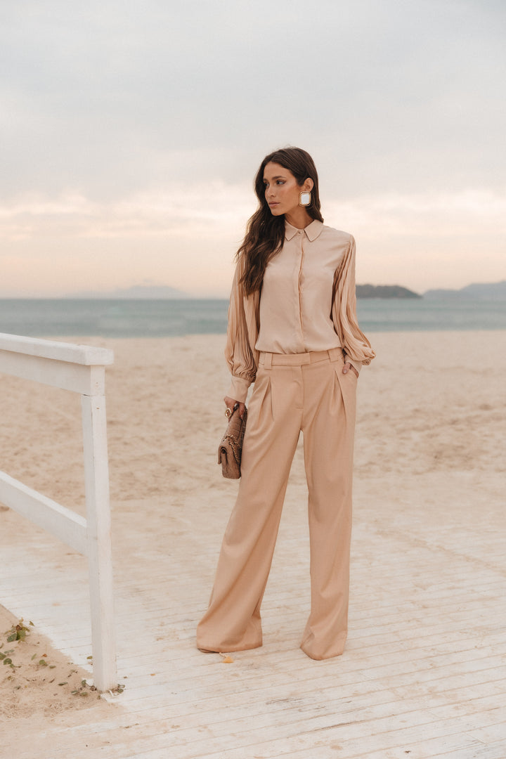Anne Fernandes Pleated Shirt