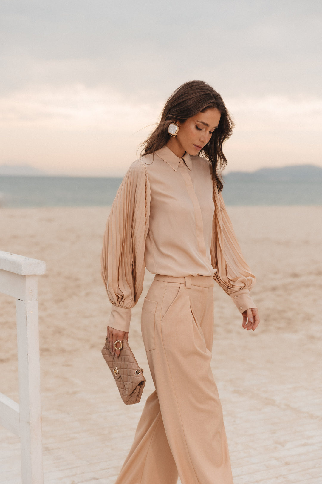 Anne Fernandes Pleated Shirt