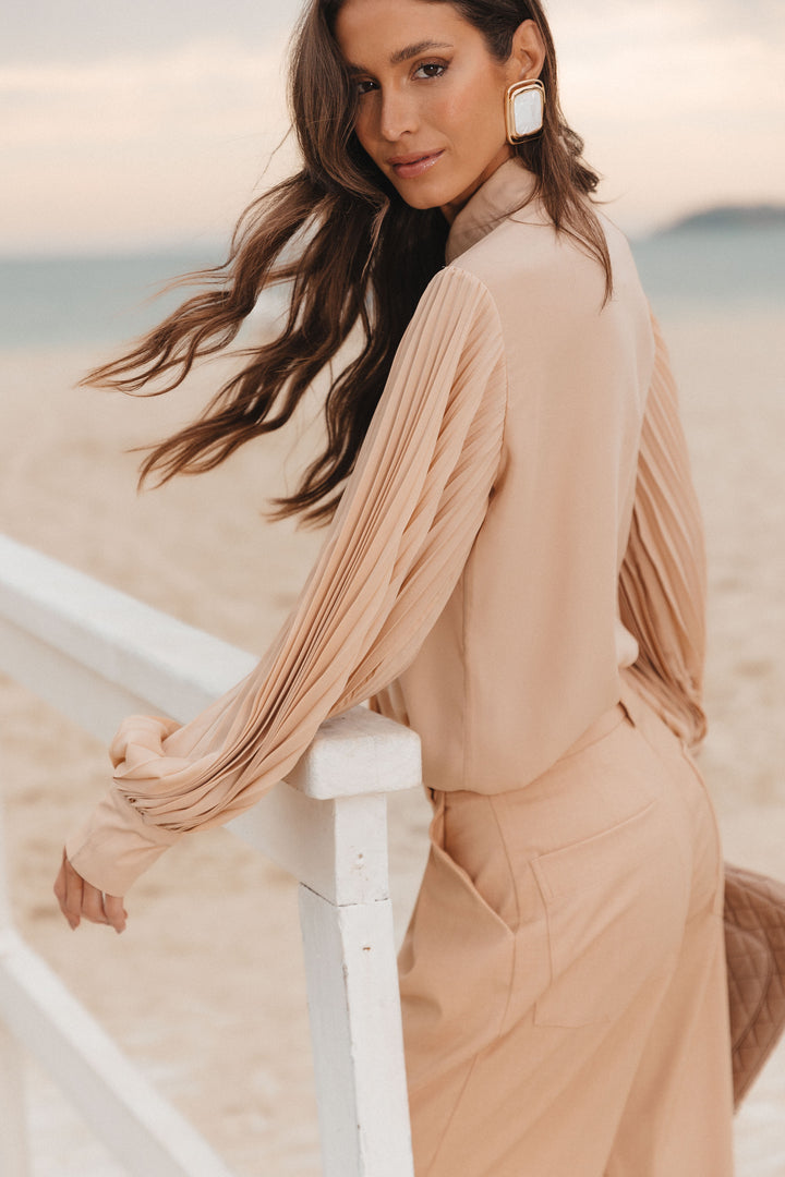 Anne Fernandes Pleated Shirt