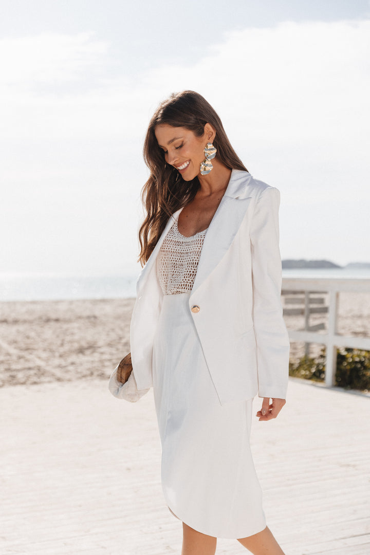 Anne Fernandes Blazer+Skirt Set