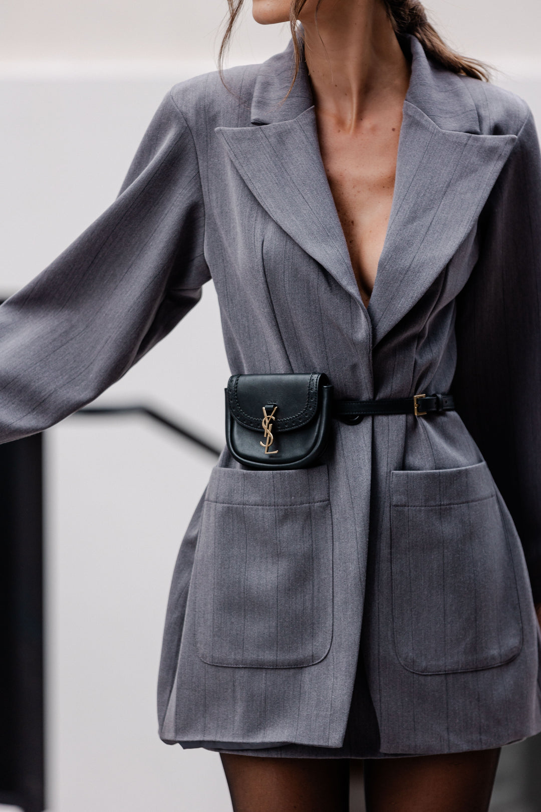Anne Fernandes Tailored Blazer+Skirt Set