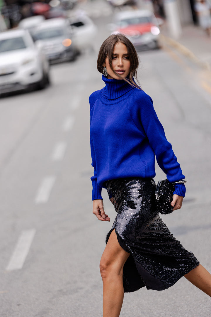 Blusa Tricot Gola Alta Anne Fernandes