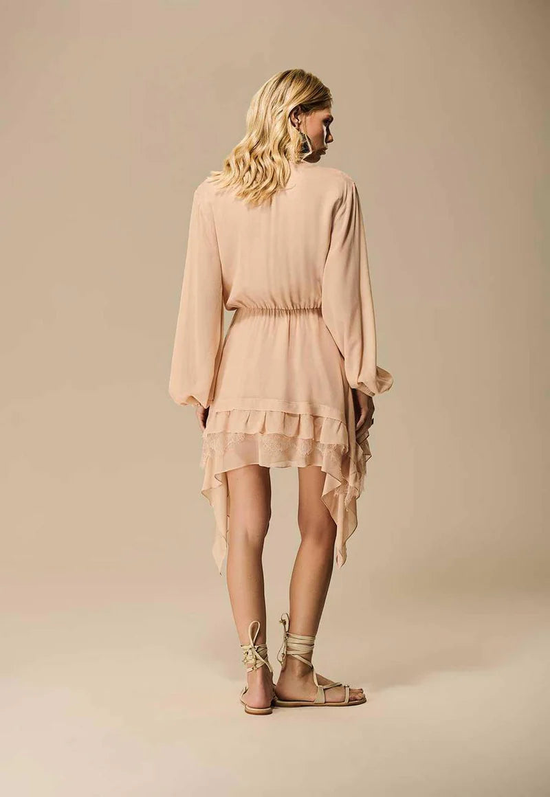 Vestido Trepassado Renda