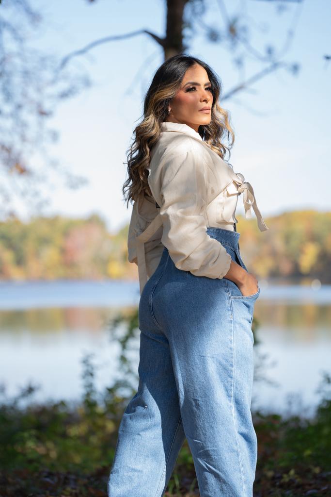 Corset+Puff Jacket Set