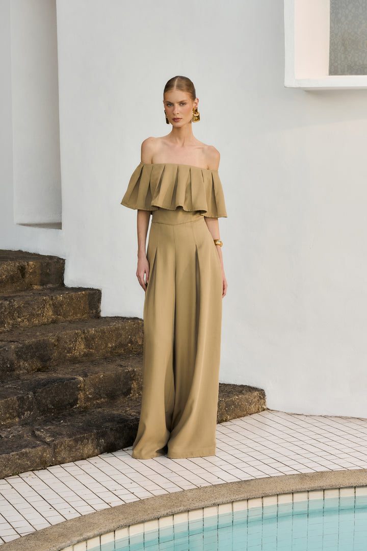 Pleated Jumpsuit