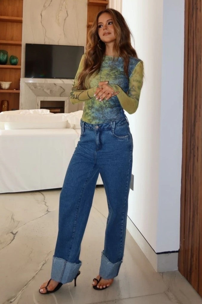 Calça Straight Brasil