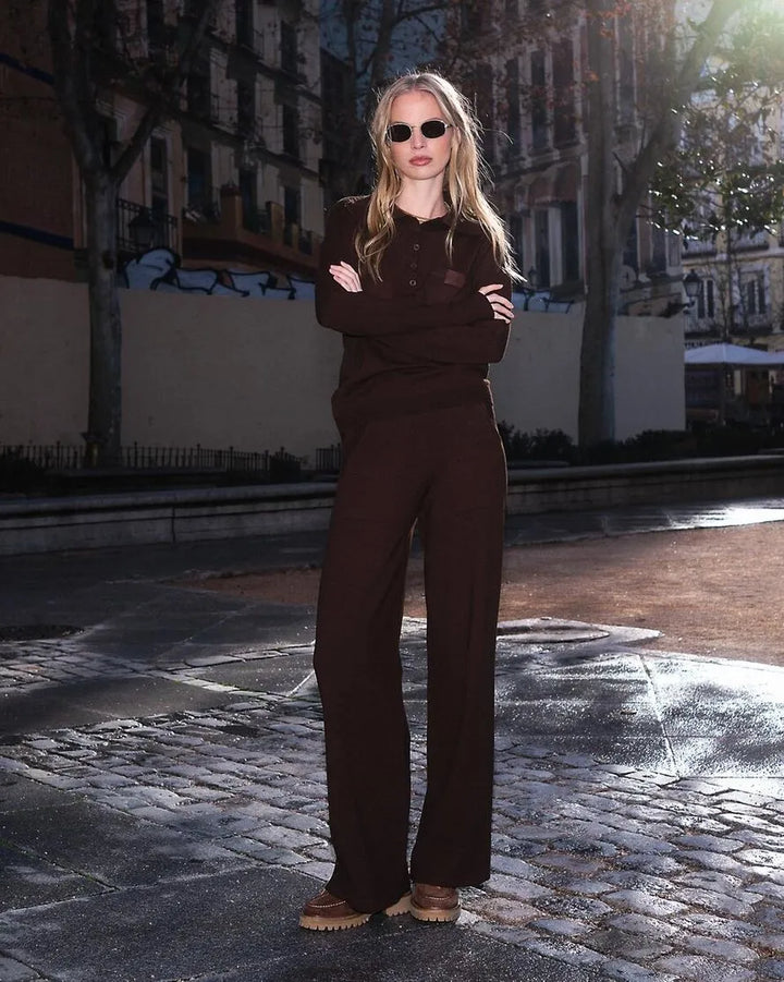 Conjunto Tricot Camisa Polo+Calça