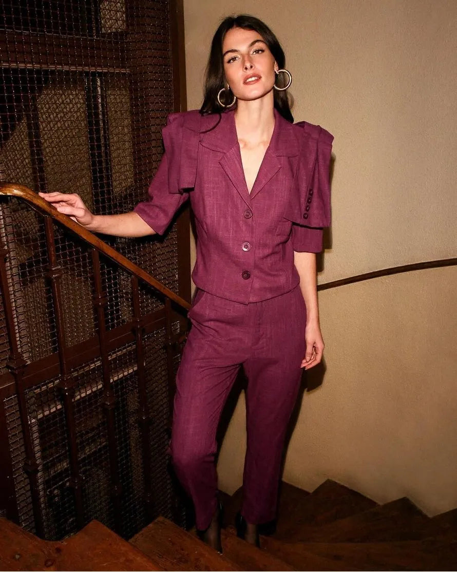 Conjunto Alfaiataria Blazer + Calça