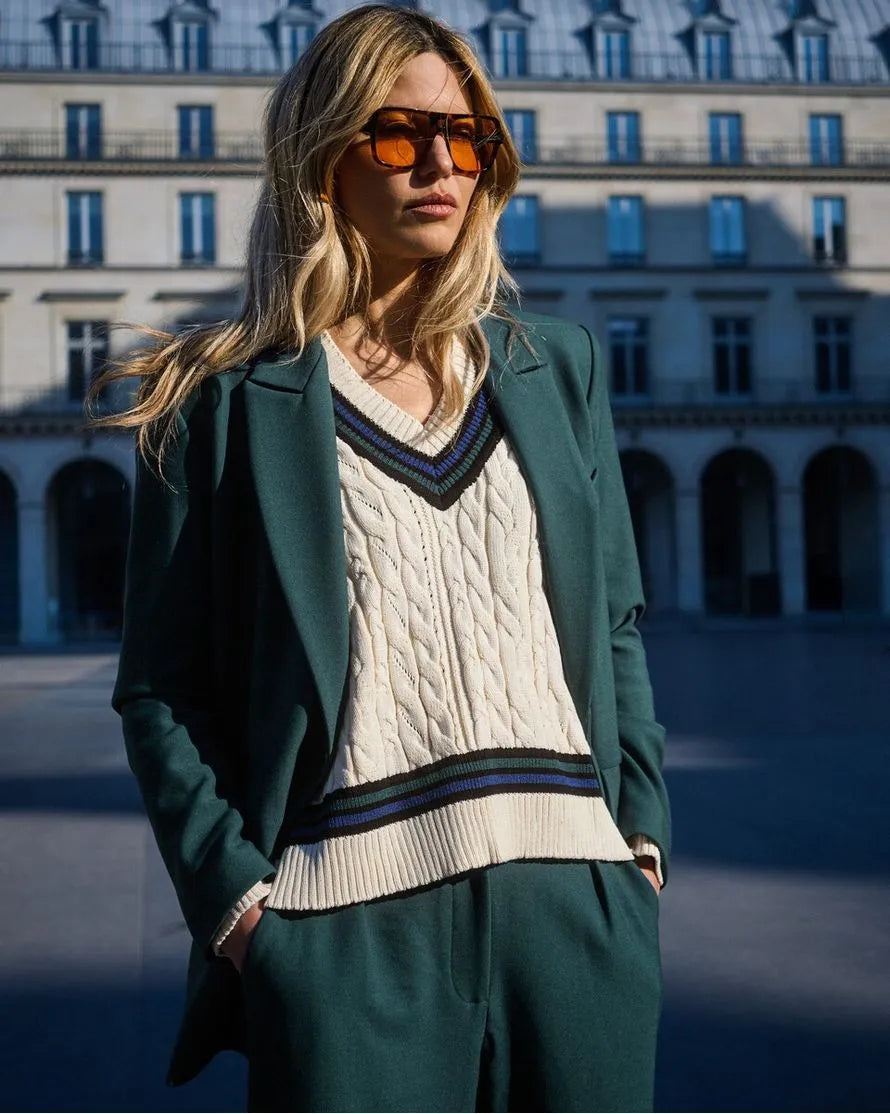 Blazer and Bermuda shorts set
