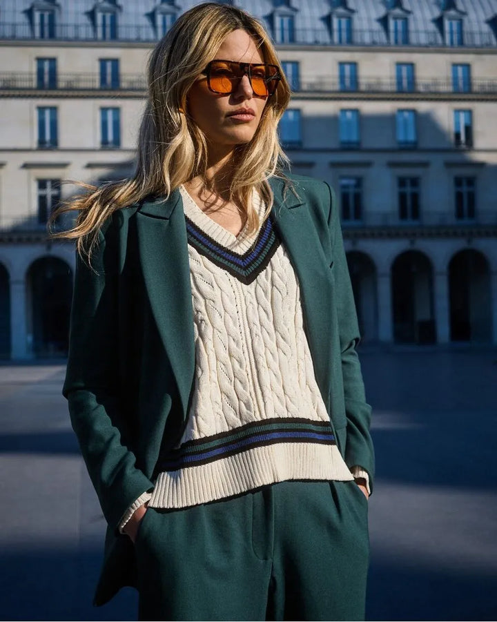 Blazer and Bermuda shorts set