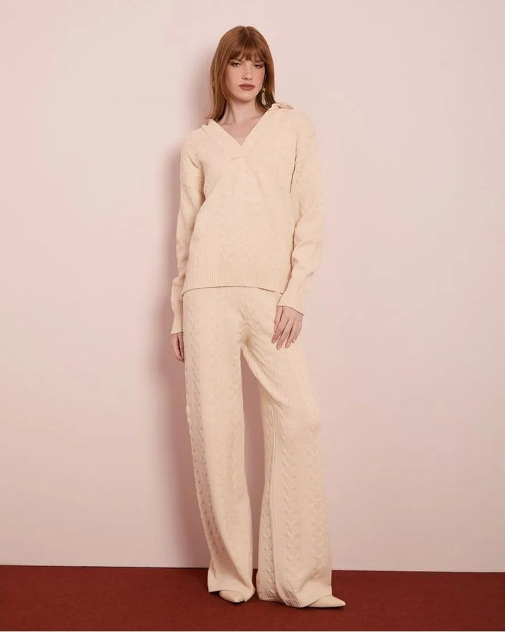 Conjunto Tricot Capuz