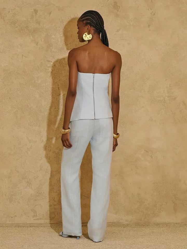 Conjunto Linho Corset + Calça