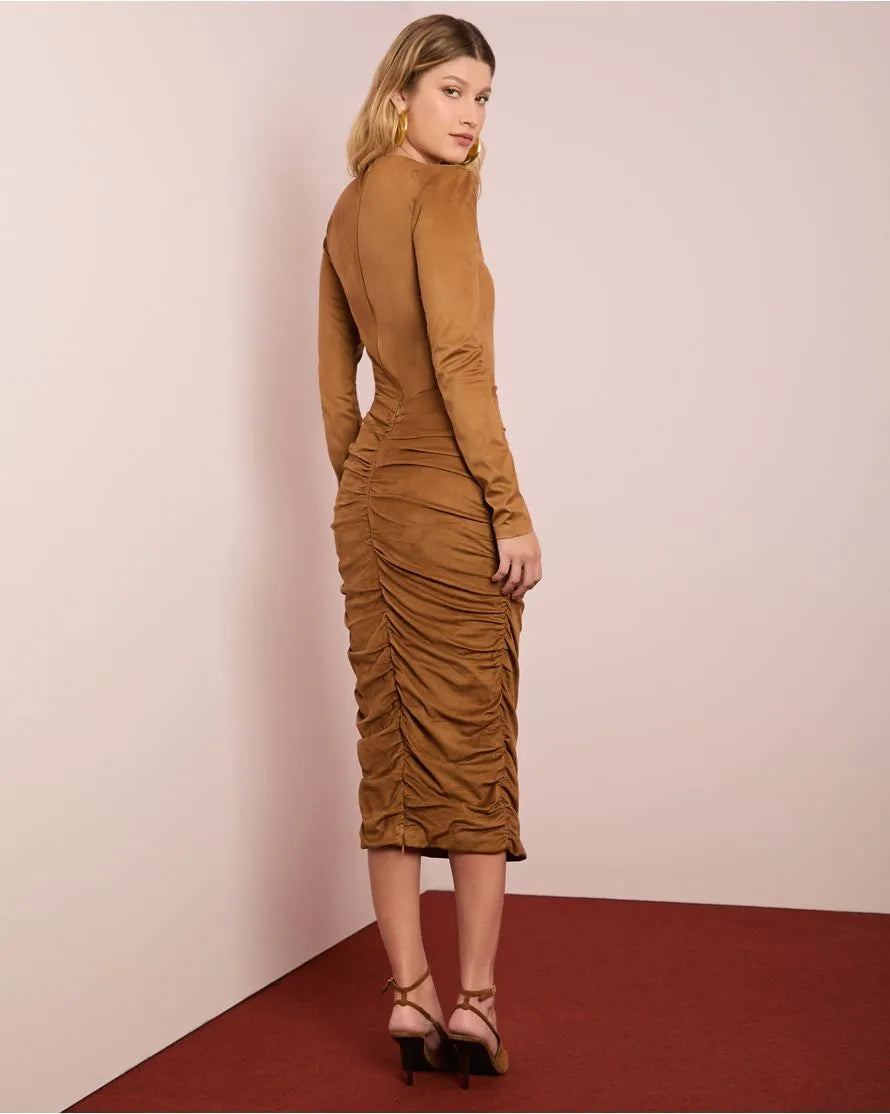 Conjunto Camel Body+Saia
