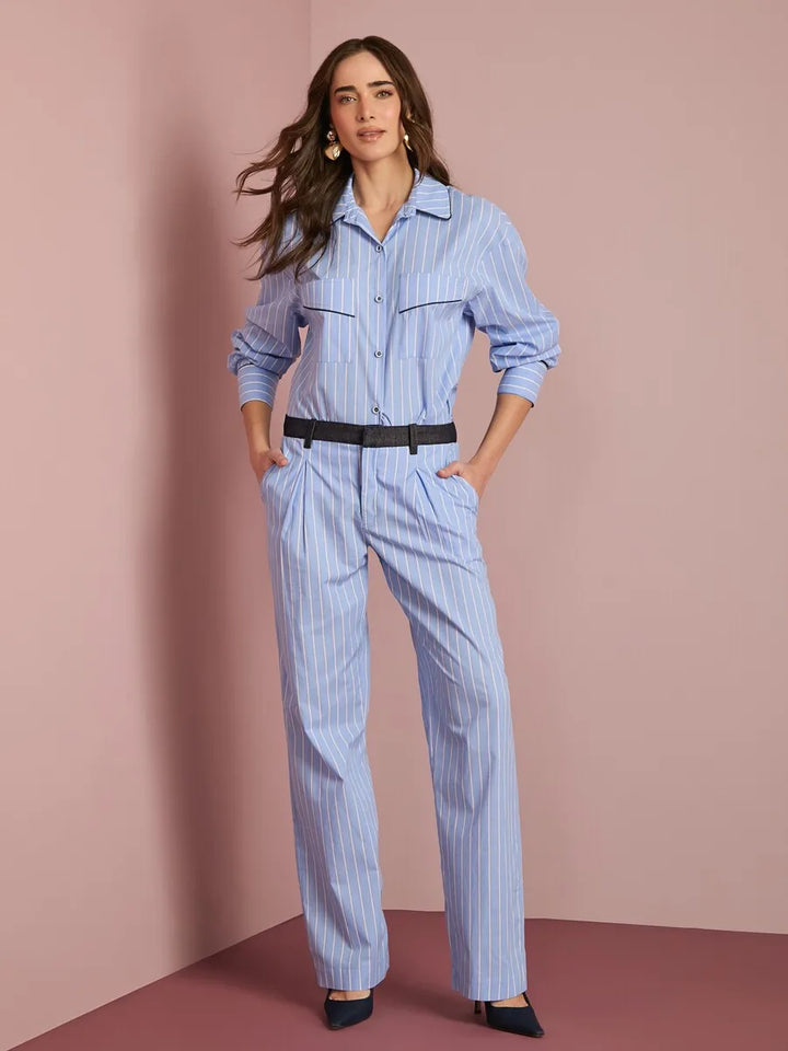 Conjunto Listras Camisa+Calça