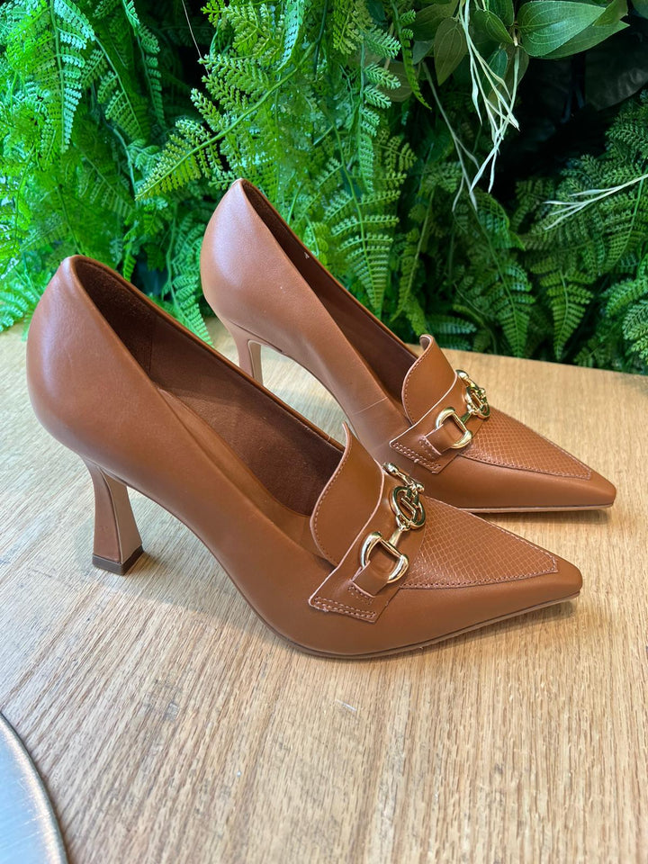Scarpin Couro