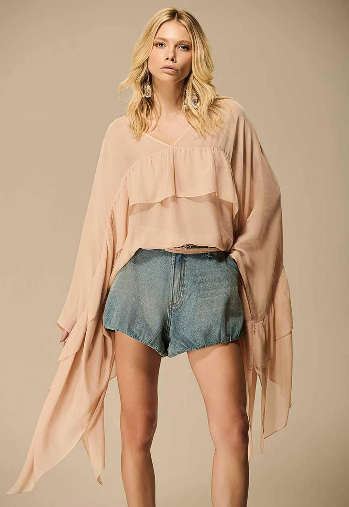 Layered Kaftan Blouse