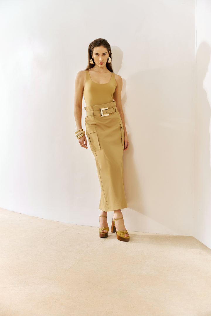 Midi Clochard Skirt