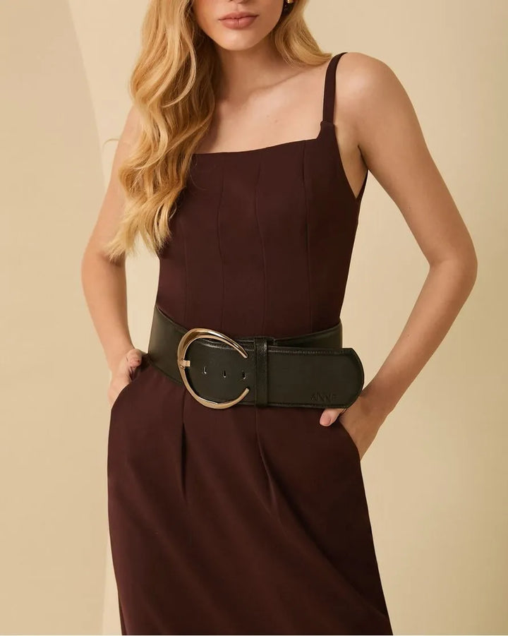 Round Buckle Belt