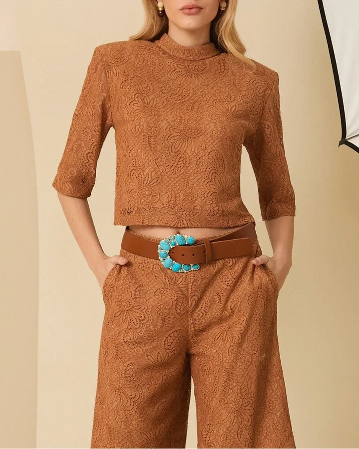 Turquoise Buckle Belt