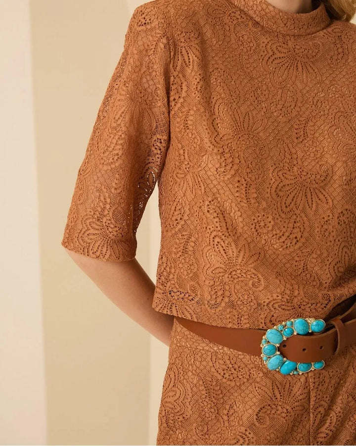 Turquoise Buckle Belt