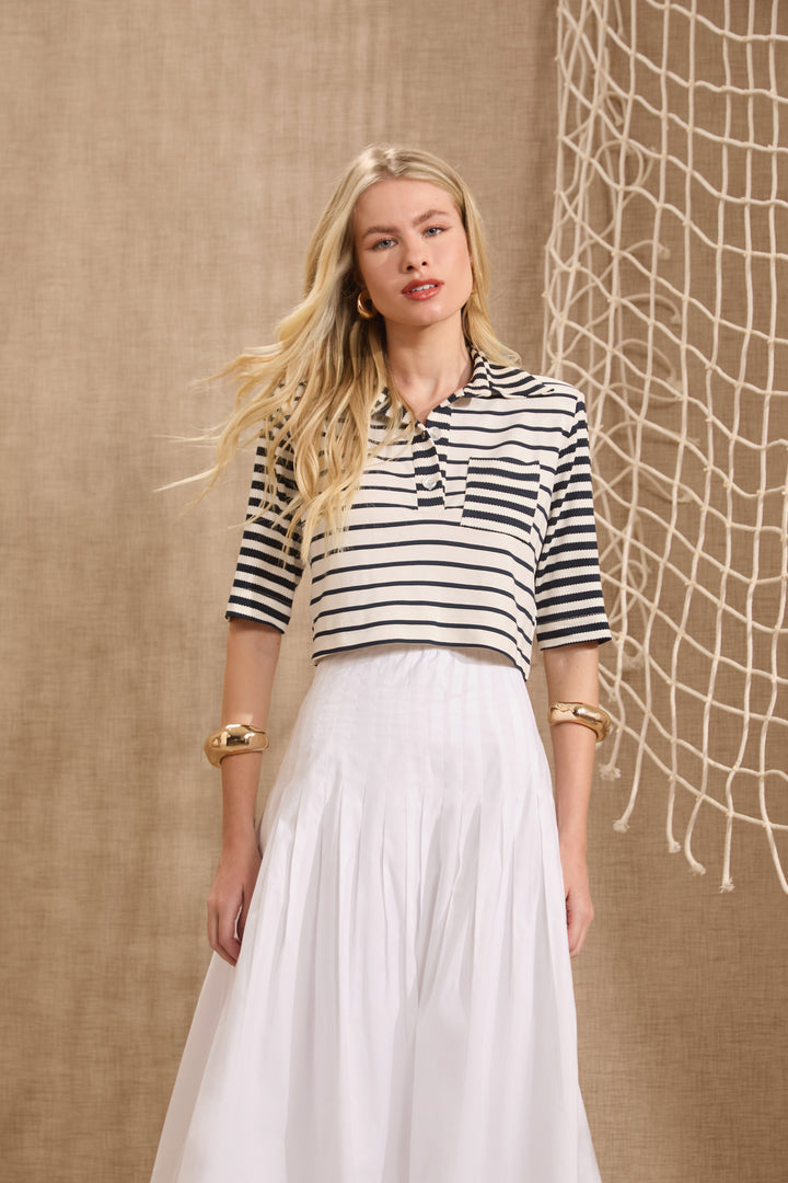 Striped Crop Top