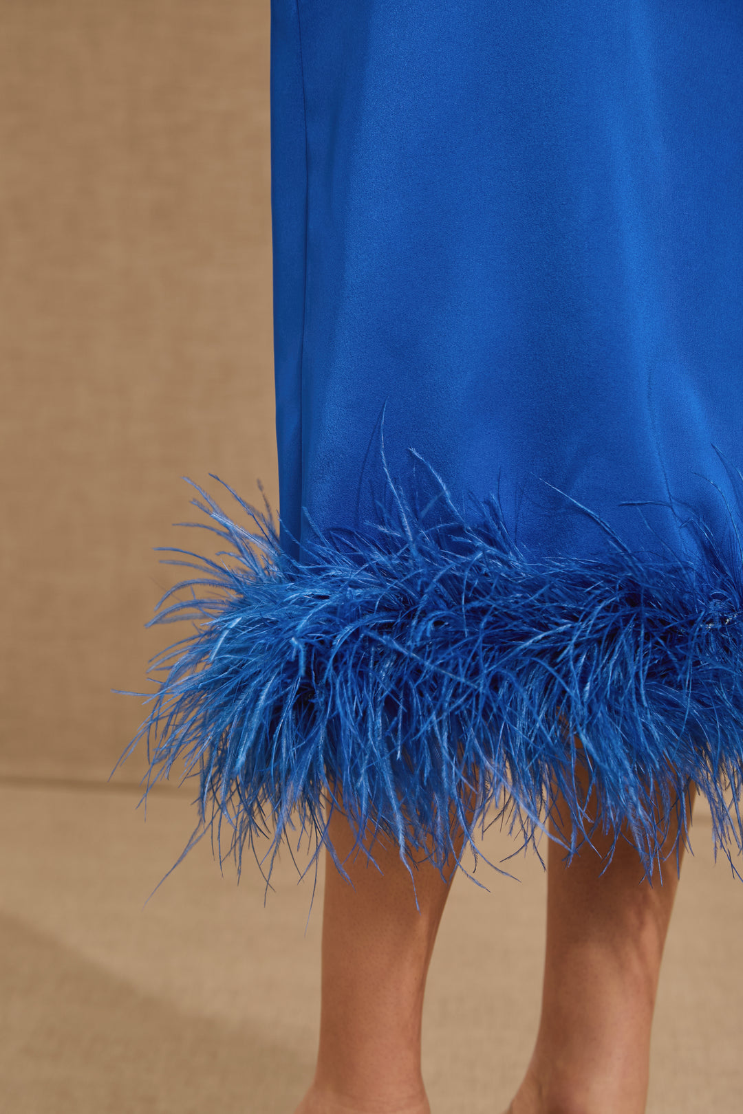 Feather Midi Dress