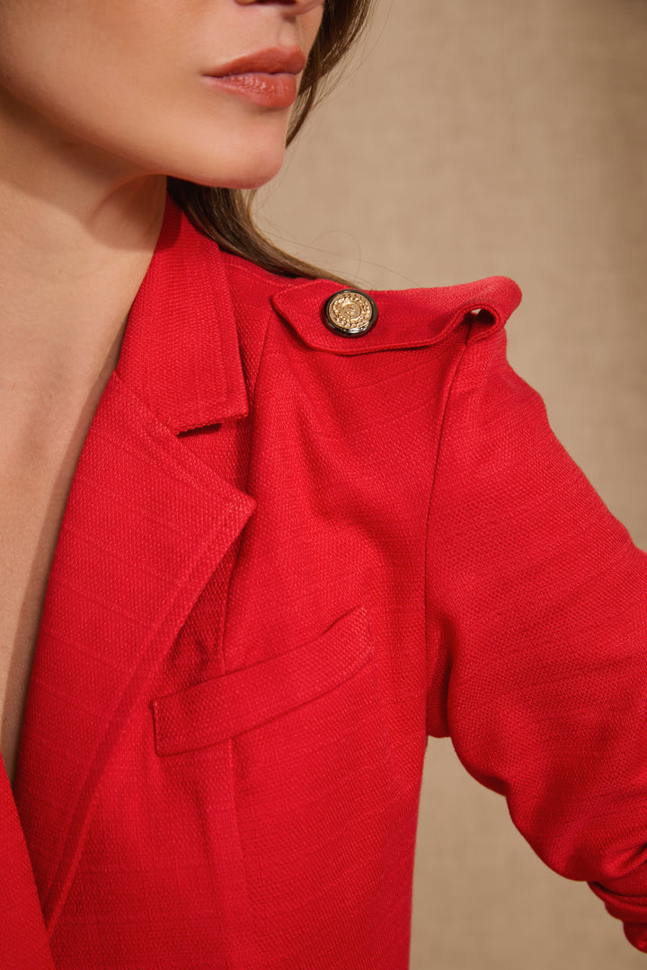 Blazer+Long Skirt Set