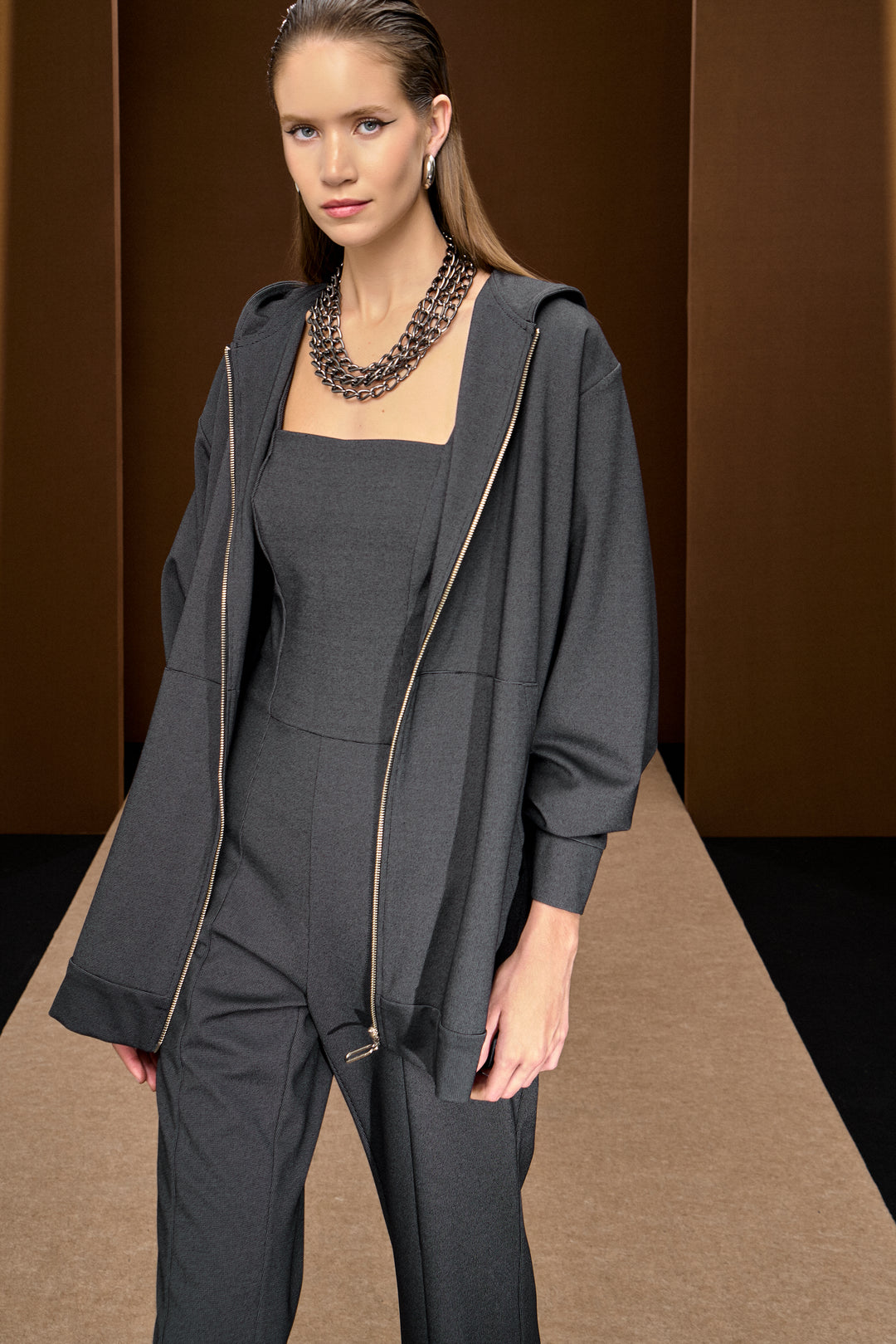 Anne Fernandes Jumpsuit+Jacket Set