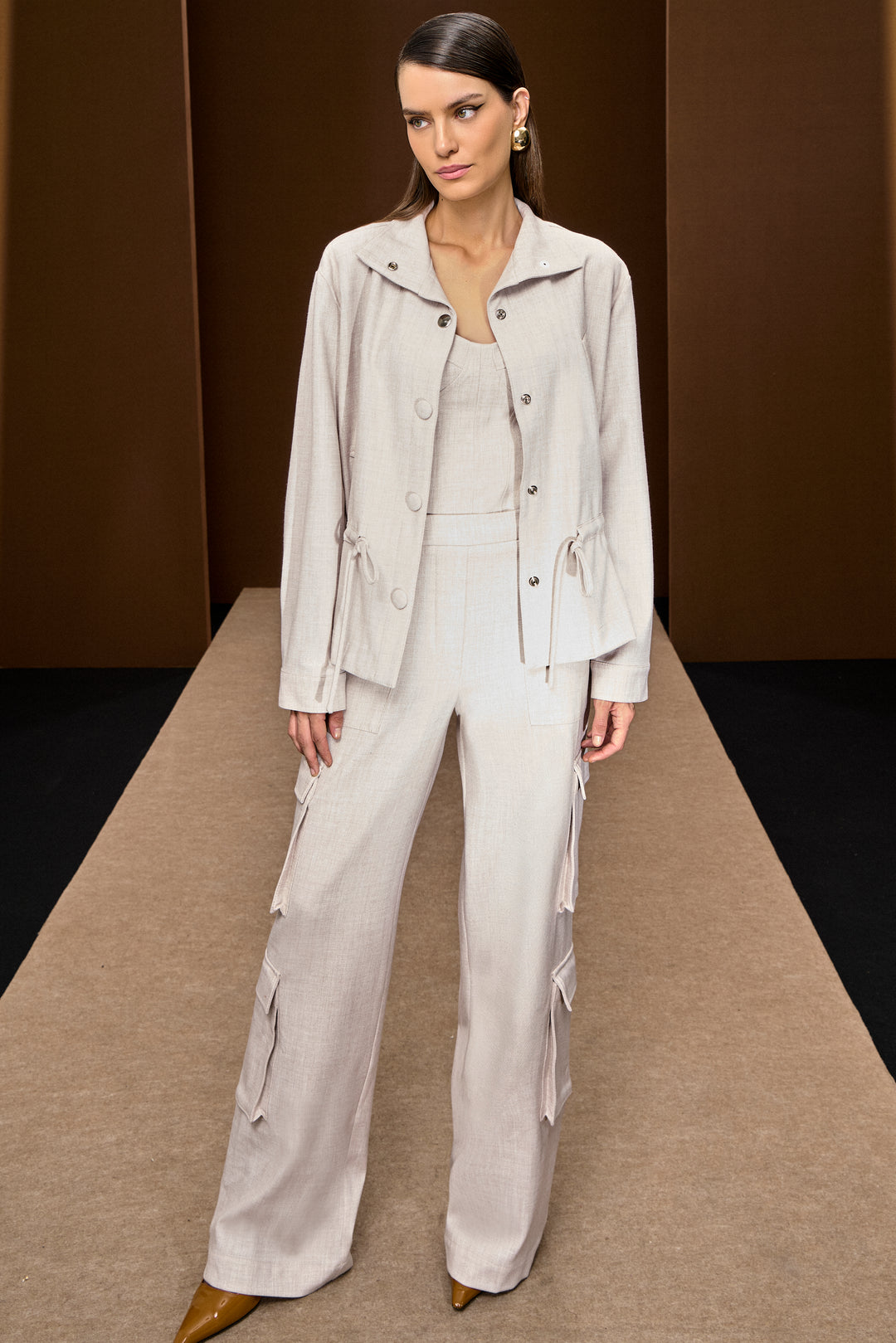 Parka+Corset+Pants Set Anne Fernandes