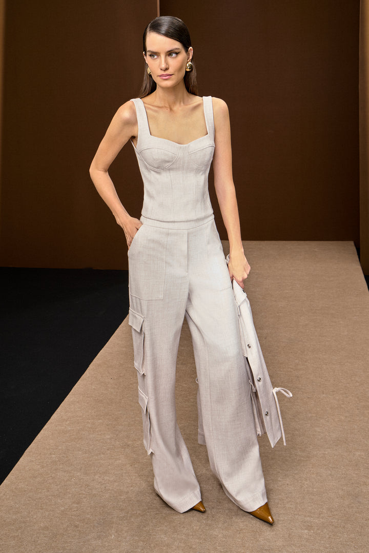 Parka+Corset+Pants Set Anne Fernandes