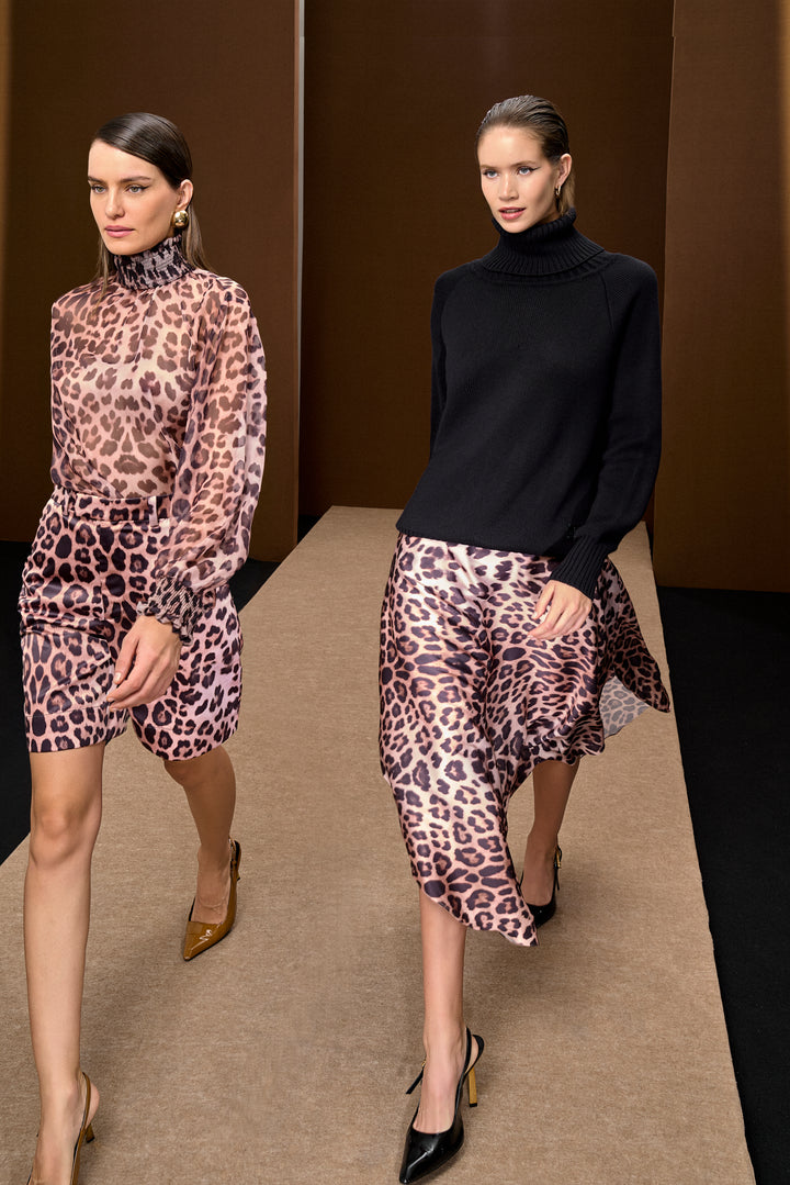 Anne Fernandes Animal Print Blouse