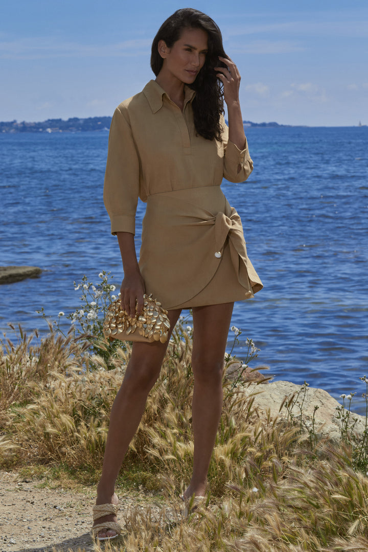 Anne Fernandes Shirt+Skirt Set