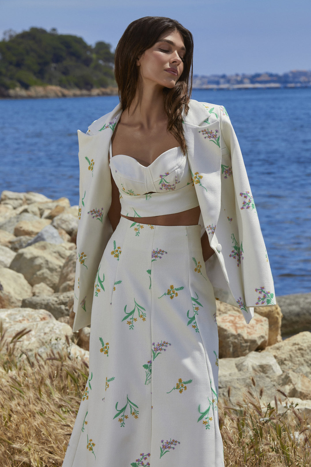 Blazer Flowers Anne Fernandes
