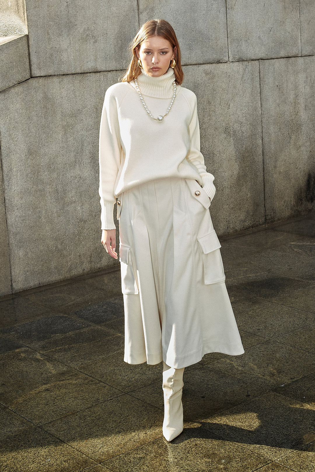 Blusa Tricot Gola Alta Anne Fernandes