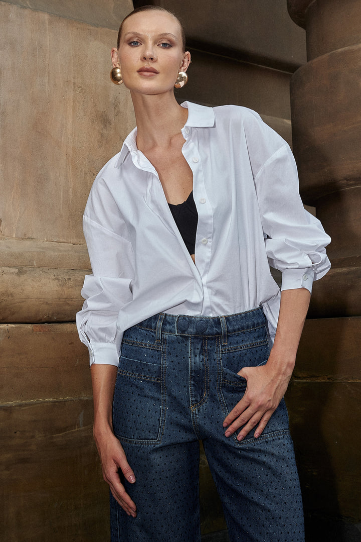 Anne Fernandes Crystals Trousers