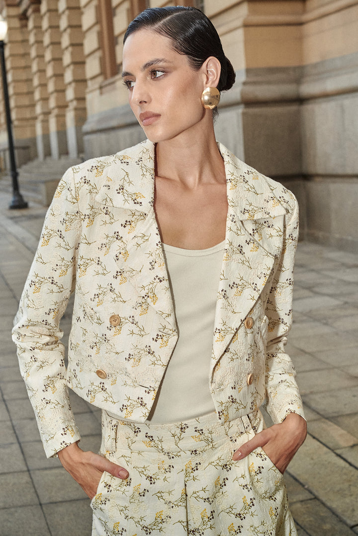Anne Fernandes Jacket+Skirt Set