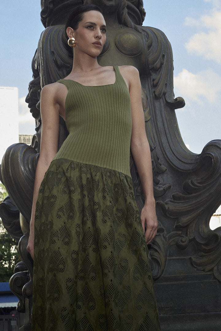 Anne Fernandes Dress+Tank Top+Jacket Set