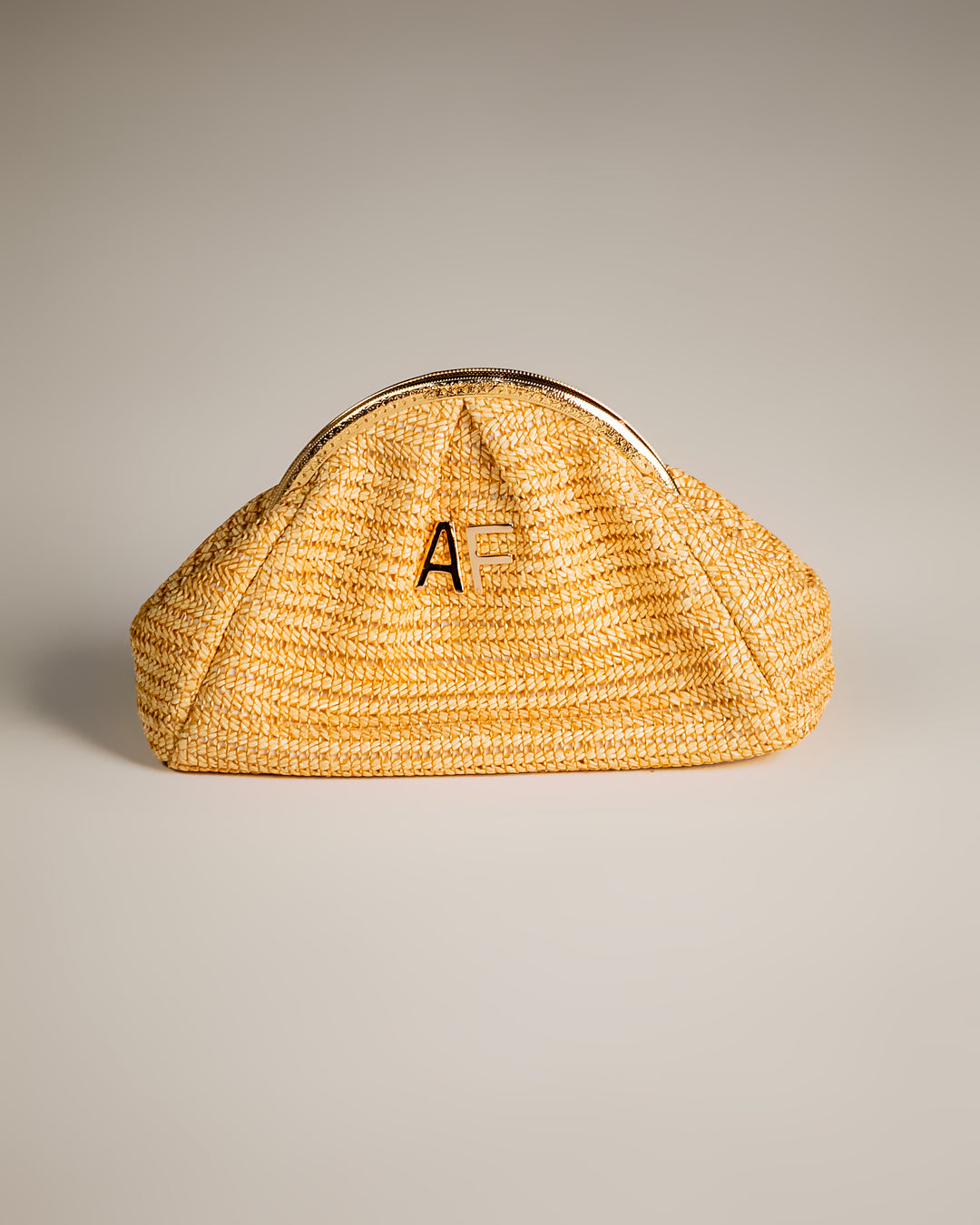 Anne Fernandes Straw Clutch
