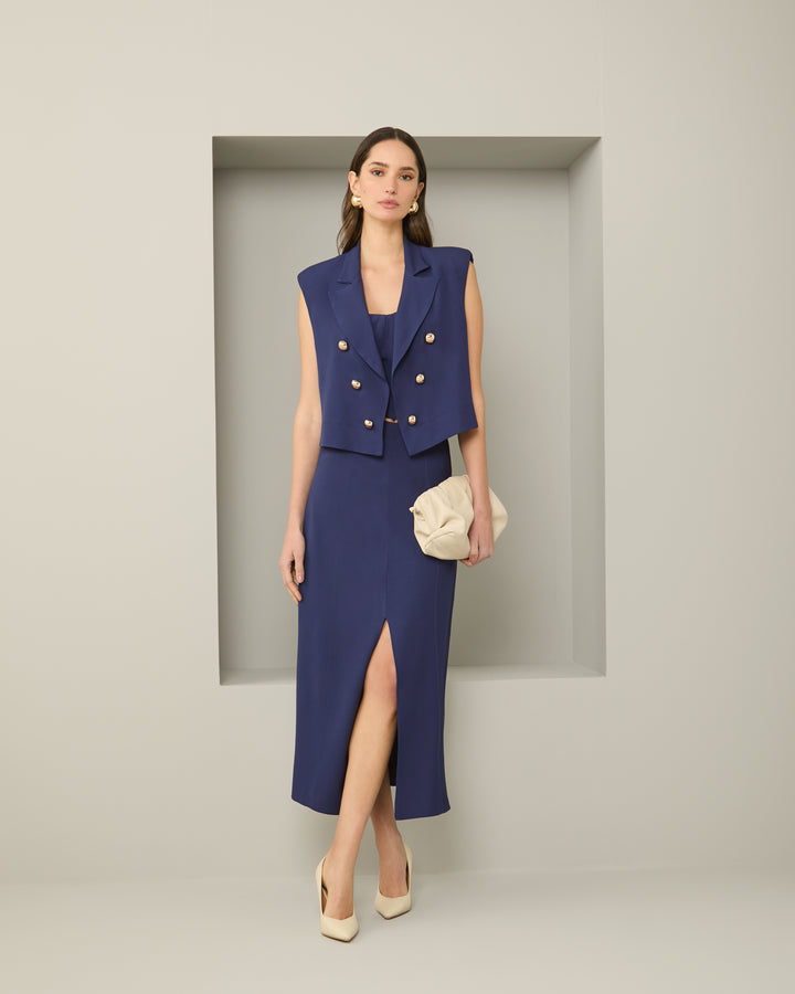 Corset + Tailored Skirt by Anne Fernandes