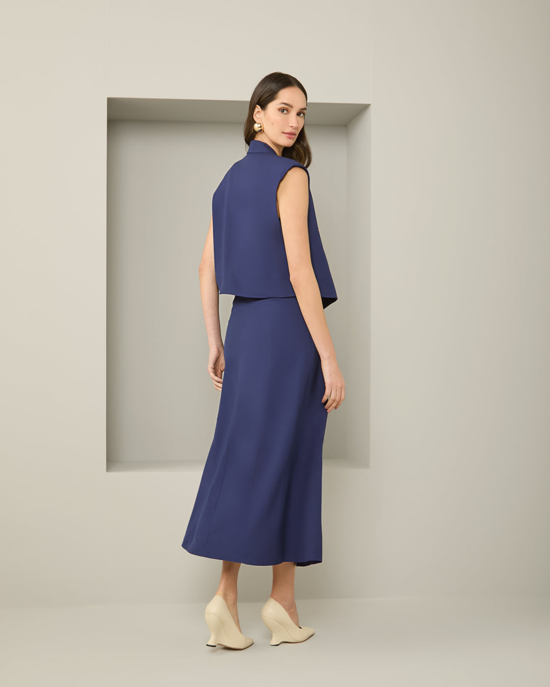Corset + Tailored Skirt by Anne Fernandes