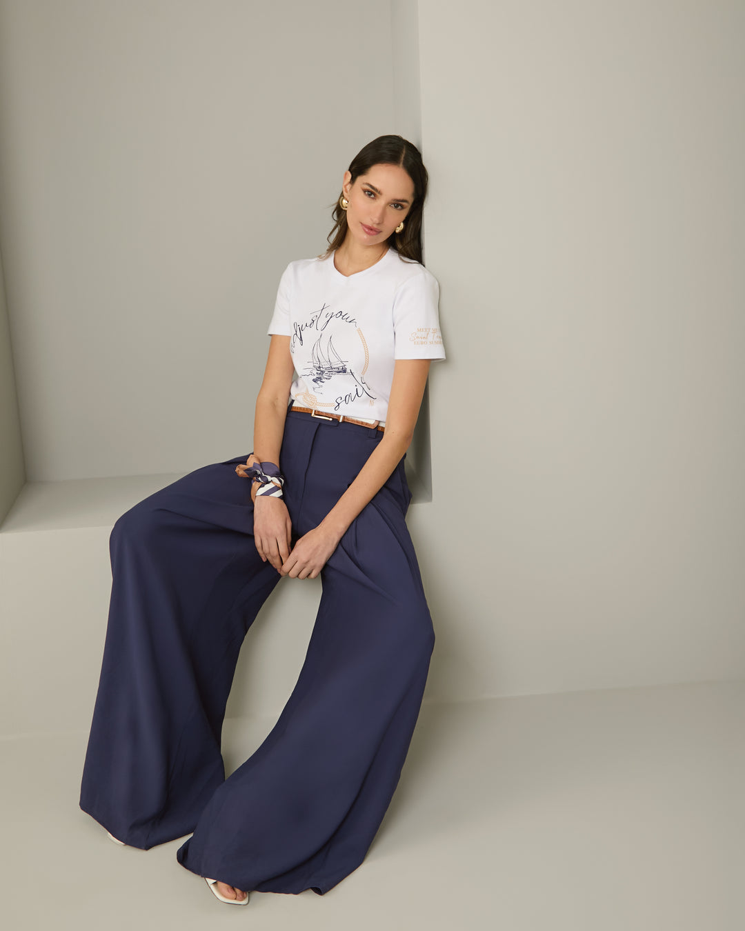 Anne Fernandes Wide Leg Pants