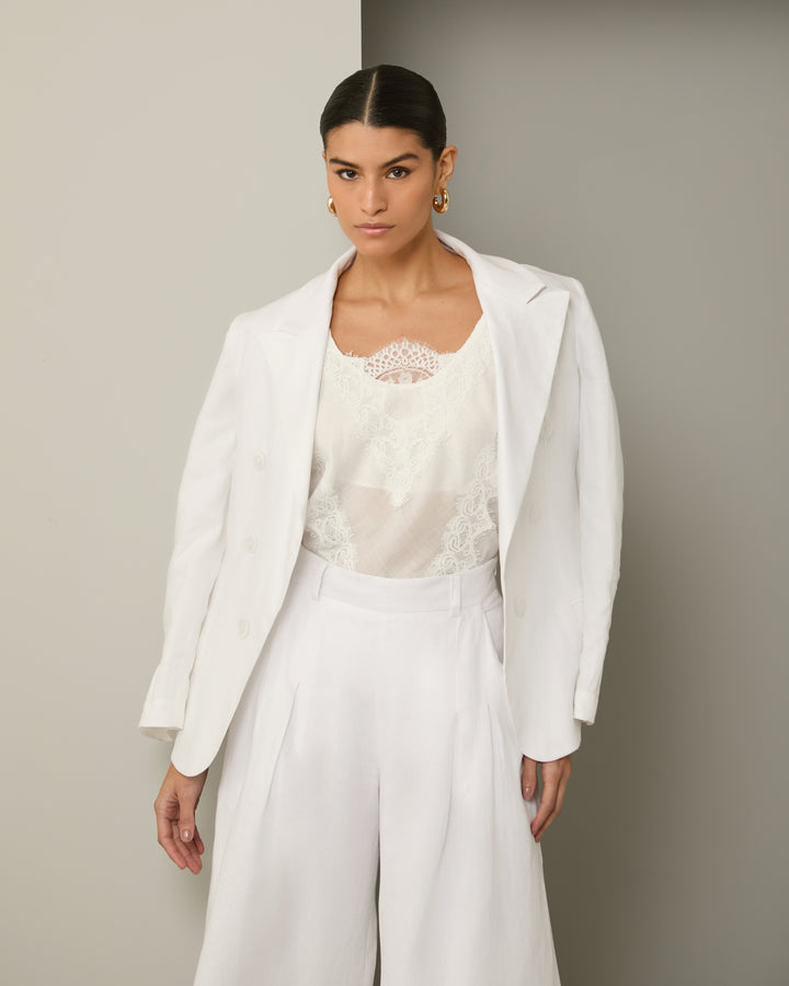 Linen Blazer+Shorts Set Anne Fernandes